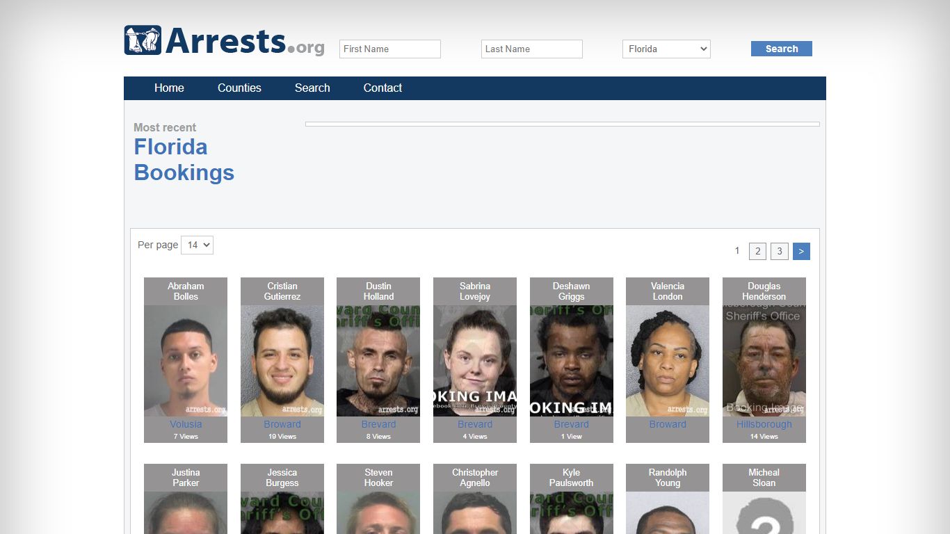 Search Florida Florida Jail Arrest Records